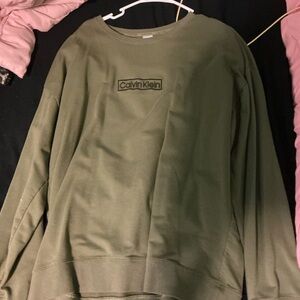 forrest green calvin klein womens sweater size XL